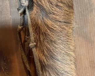 Peace Pipe Tomahawk Ceremonial Native American Pipe: 24in Long