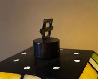 Frank Lloyd Wright Style Slag Lamp 25x16x16in HxWxD