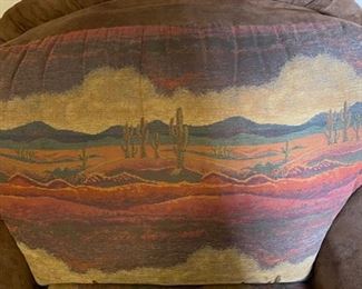 Southwest Rustic Oversized Chair 37x45x39 HxWxD