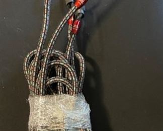 1 pr AudioQuest CV-8 Speaker Cables 12FT SPADES 143in