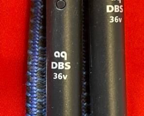 1pr AudioQuest Gibraltar Speaker Cables 6ft Spades to BFA 72in