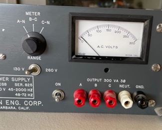 Behlman Electronics 3-10-CSB Variable AC Power Supply 5x9x22in HxWxD