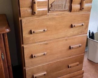 Log Cabin 6-Drawer Country Dresser 44x30x19in HxWxD