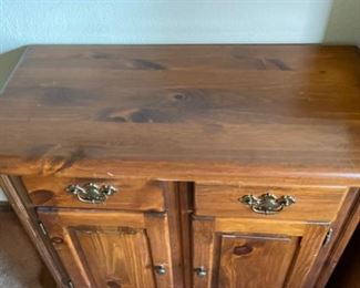 Vintage Solid Wood Nightstand