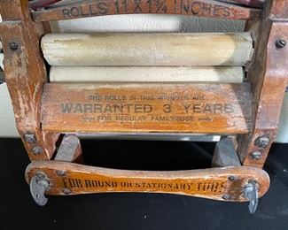 Antique Anchor Brand Crown Jewel Clothing Wringer