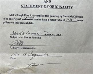 Stephen K McCullough Dance of The Deer Clan Painting Southwest 36x48x2in HxWxD