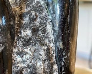 2pc Orthoceras Fossil Set 10.5in H & 8.5in H