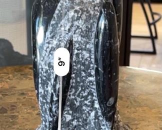 2pc Orthoceras Fossil Set 10.5in H & 8.5in H