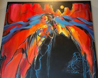 *Original* Canyon Reflections Acrylic Painting BJ Pollard Art 40x30x2in HxWxD