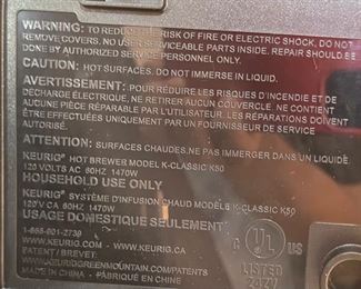 Keurig K-Classic K50 Coffee Maker