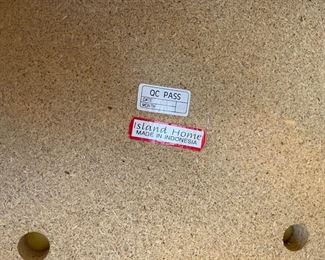 2pc Rattan Chairs Island Home Pair 36x19x18in HxWxD