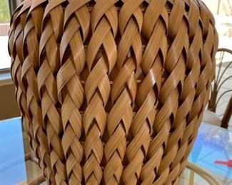 Huge Basket Weave Decor Vase 30in H x 16in Diameter