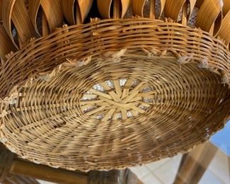 Huge Basket Weave Decor Vase 30in H x 16in Diameter