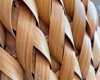 Huge Basket Weave Decor Vase 30in H x 16in Diameter