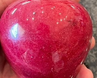 Red Stone Apple 3in H
