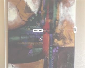 *Original* Mixed Media Art Van Stafford painting 60x48x2in