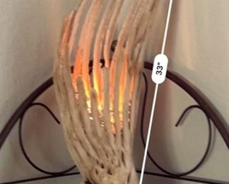 Saguaro Cactus Skeleton Desk Lamp 33x9x6in HxWxD