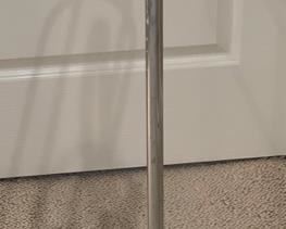 Chrome Metal Bedroom Valet 38x18x11in HxWxD