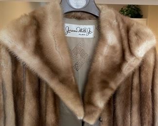 Vintage Leather/Fur Jerome Wolk Coat Jacket