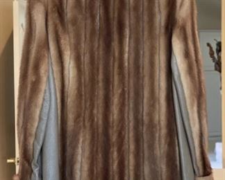 Vintage Leather/Fur Jerome Wolk Coat Jacket