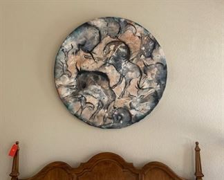 *Original* Art Ethan Deuel Cave Painting 48 in diameter