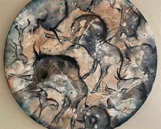 *Original* Art Ethan Deuel Cave Painting 48 in diameter