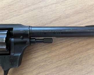 High Standard Sentinel R-101 .22 Cal, 9 Shot Revolver box of 50 rounds included Barrel length 5 in. Total Length 11 in.