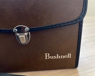 Vintage Bushnell 10x50 Wide Angle Insta Focus Binoculars W/ Case & Lens Covers