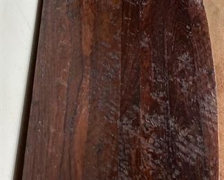 Rustic Sold Ironwood Desk with removable shelf 46x45x24in HxWxD