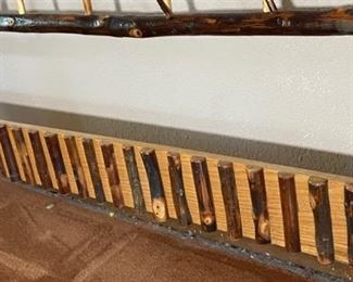 Queen Bed Branch & Twig Headboard 60x63x3in HxWxD