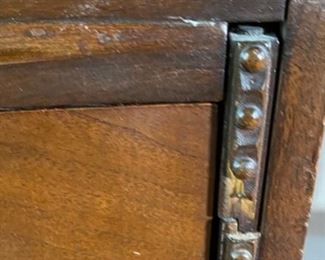 Antique Chippendale Secretary Desk 78x33.5x19.5in HxWxD