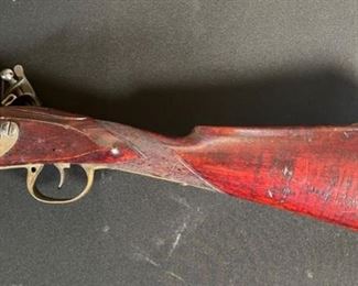 Antique British Naval Flintlock Blunderbuss Rifle 39in Long