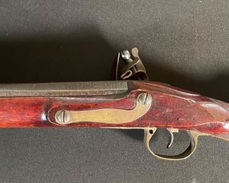 Antique British Naval Flintlock Blunderbuss Rifle 39in Long