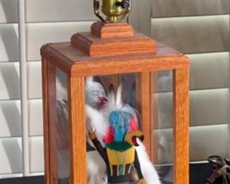 Kachina Eagle Dancer Lamp 23x8x8in