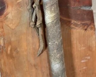 Peace Pipe Tomahawk Ceremonial Native American Pipe: 24in Long