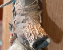 Vintage Peace Pipe Native American Ceremonial Pipe: 30in Long