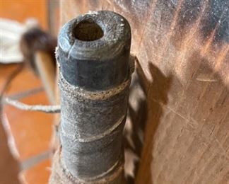 Vintage Peace Pipe Native American Ceremonial Pipe: 30in Long