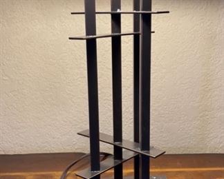 Frank Lloyd Wright Style Slag Lamp 25x16x16in HxWxD