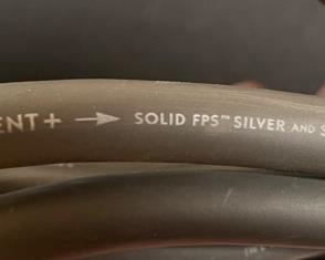 1 pr AudioQuest AudioTruth ARGENT+ Speaker Cables 10ft Spades 126in