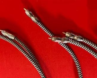 6pc AudioQuest Cheetah RCA Interconnet Cables 3.5 ft 42in Long