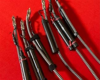 6pc AudioQuest Cheetah RCA Interconnet Cables 3.5 ft 42in Long