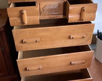 Log Cabin 6-Drawer Country Dresser 44x30x19in HxWxD