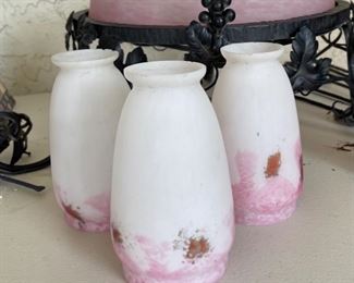 Light fixture Pink/White Hanging Lamp