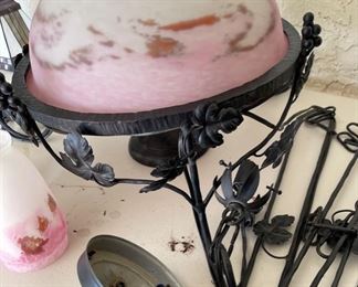 Light fixture Pink/White Hanging Lamp