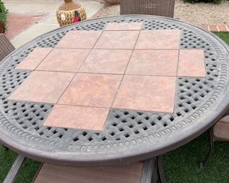 Better Homes and Gardens Patio Table & Chairs 30 inches high by 62 inches diameter