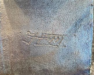 Helene Fielder Raku Ceramic Abstract Sculpture 39x15x3.5in HxWxD