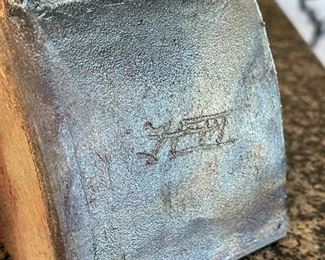 Helene Fielder Raku Ceramic Abstract Sculpture 39x15x3.5in HxWxD