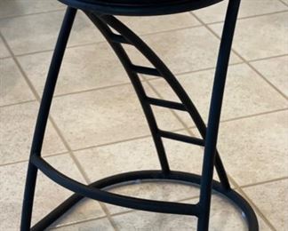 3pc Minson Contemporary Stools 26in H x 16in Diameter