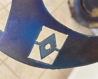 Metal Kokopelli Wall Decor 17x22x2in HxWxD