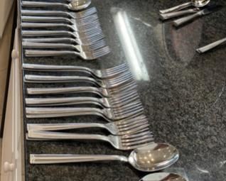 14 Place Settings Mikasa Flatware Set